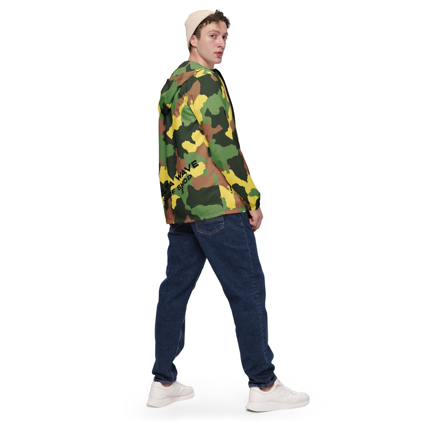 Camo windbreaker