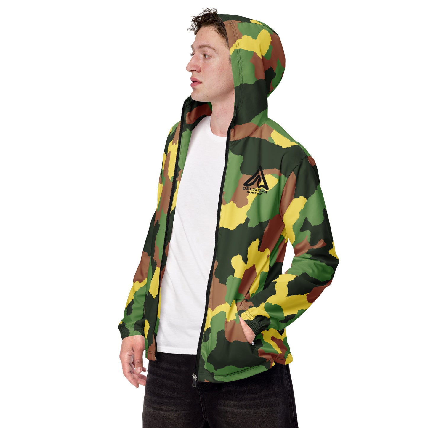Camo windbreaker