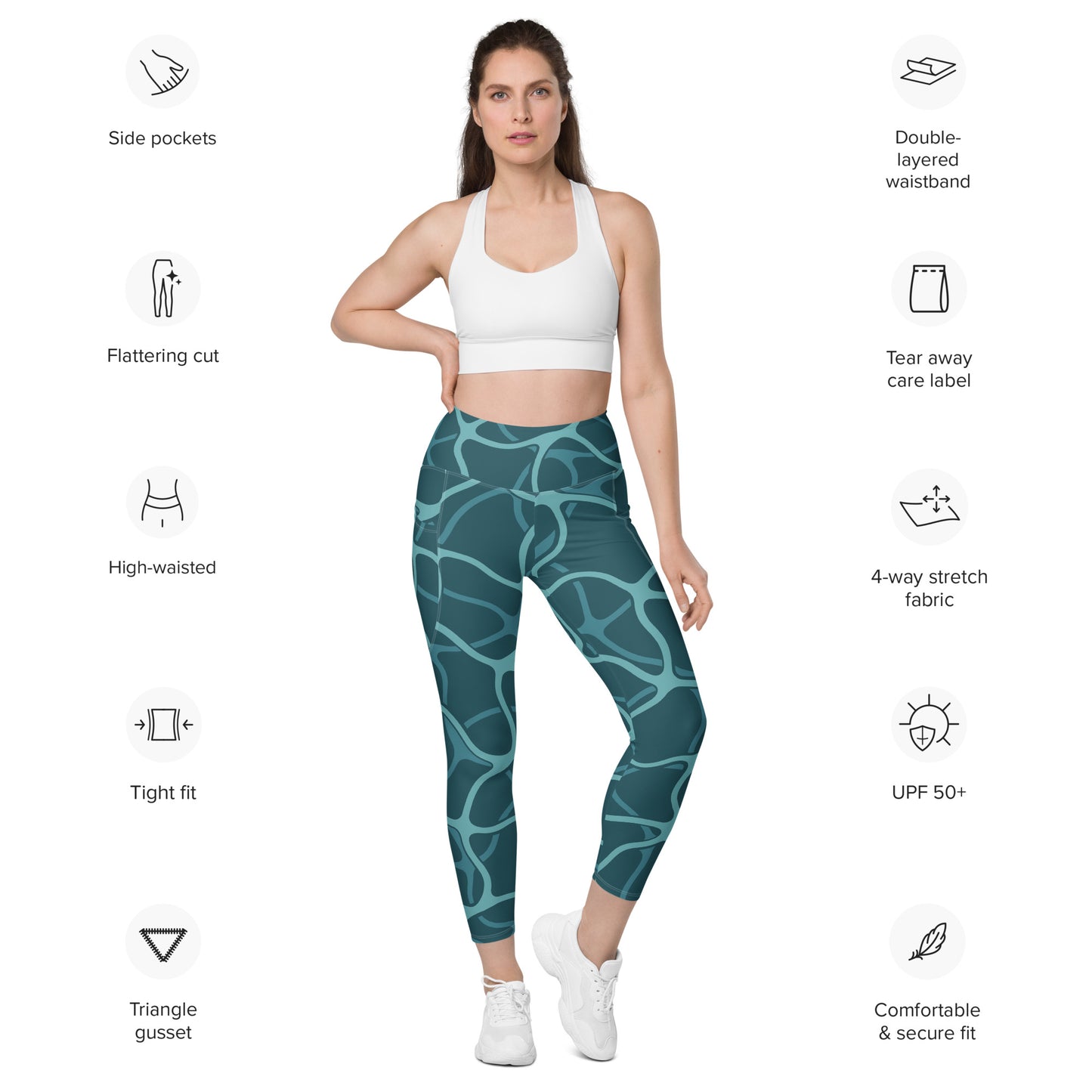 Tidepool Leggings with pockets
