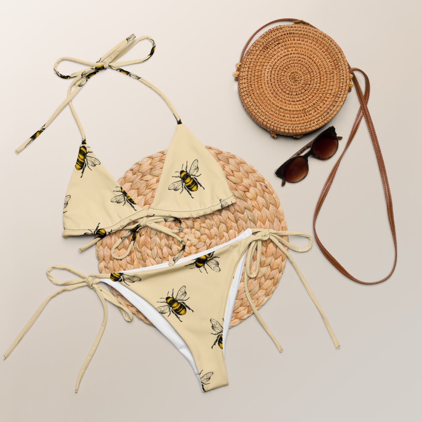 Bee's Knees recycled string bikini