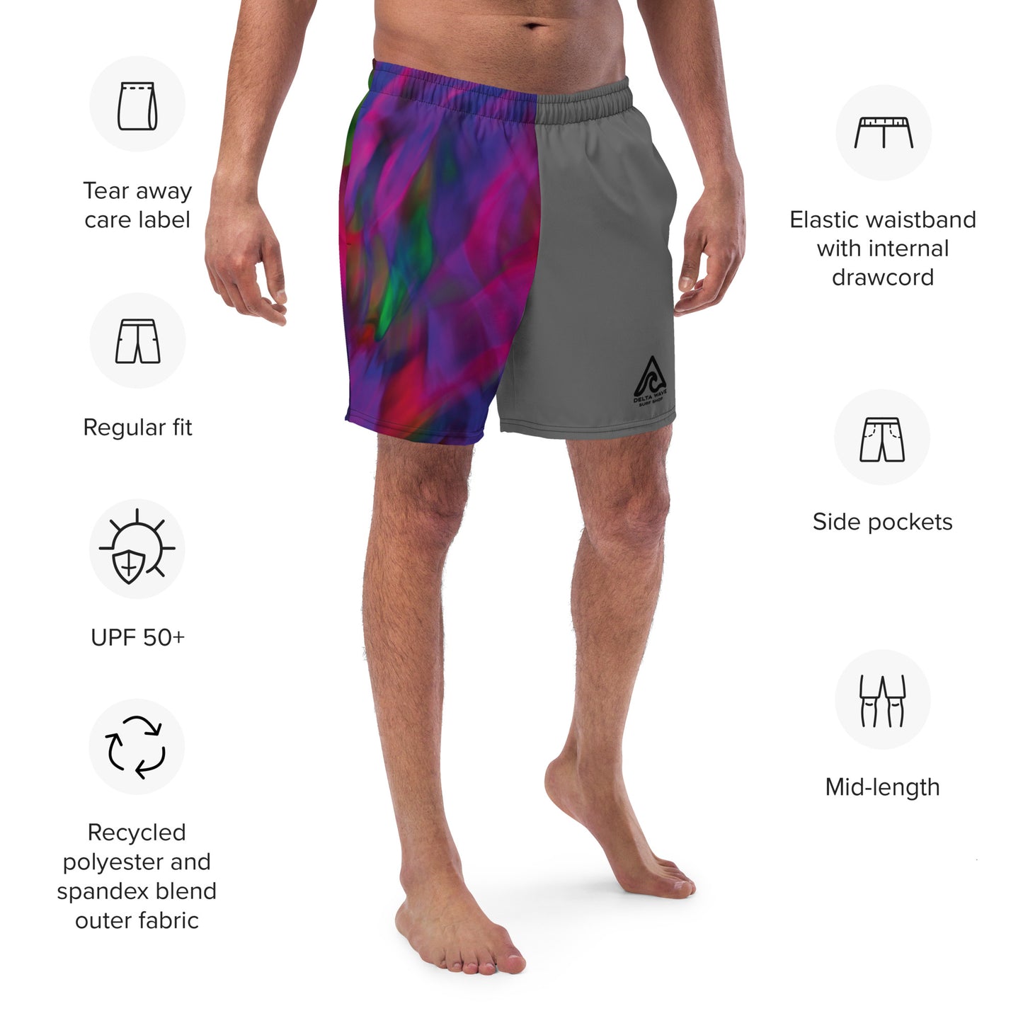 Pin Tail Men's swim trunks