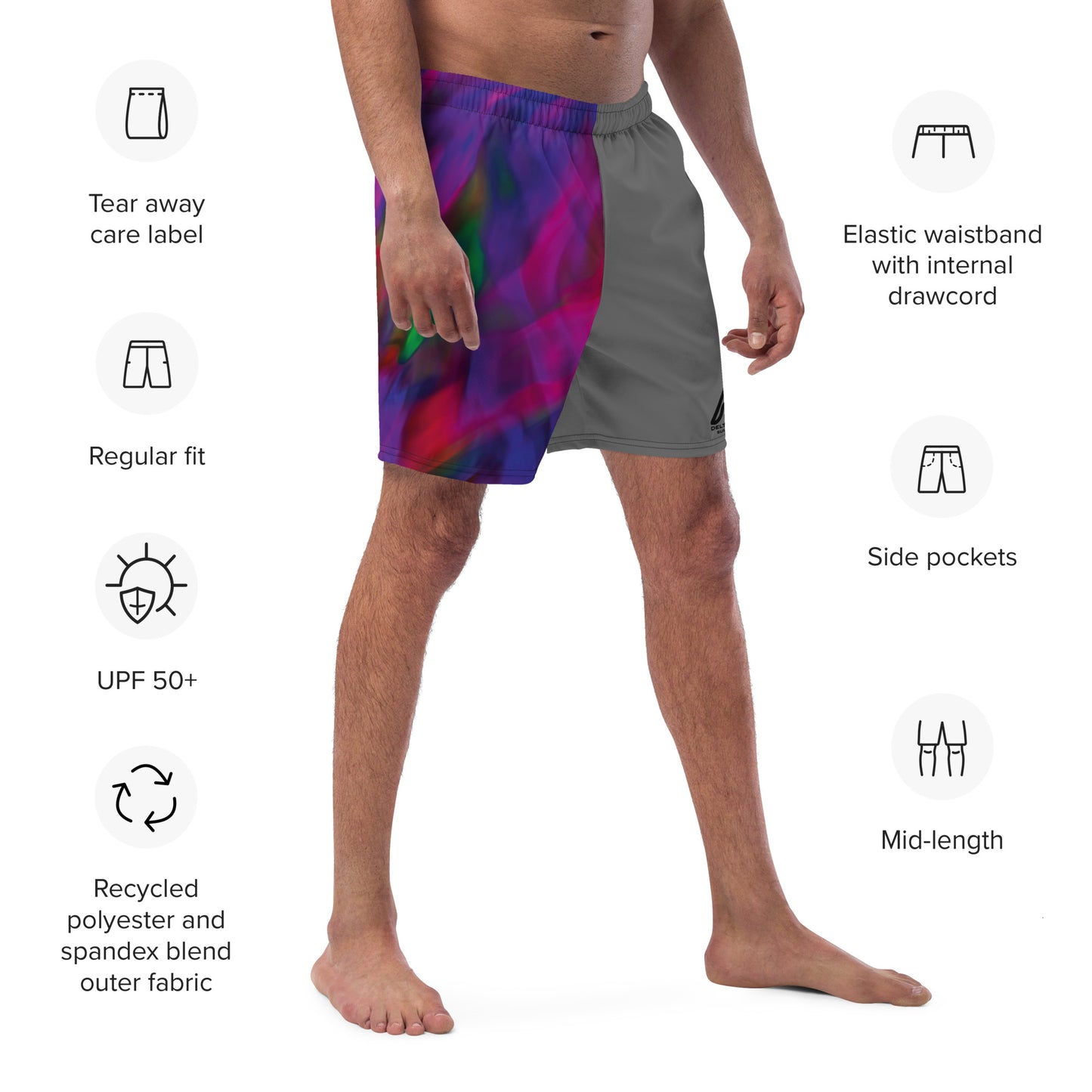 Pin Tail Men's swim trunks