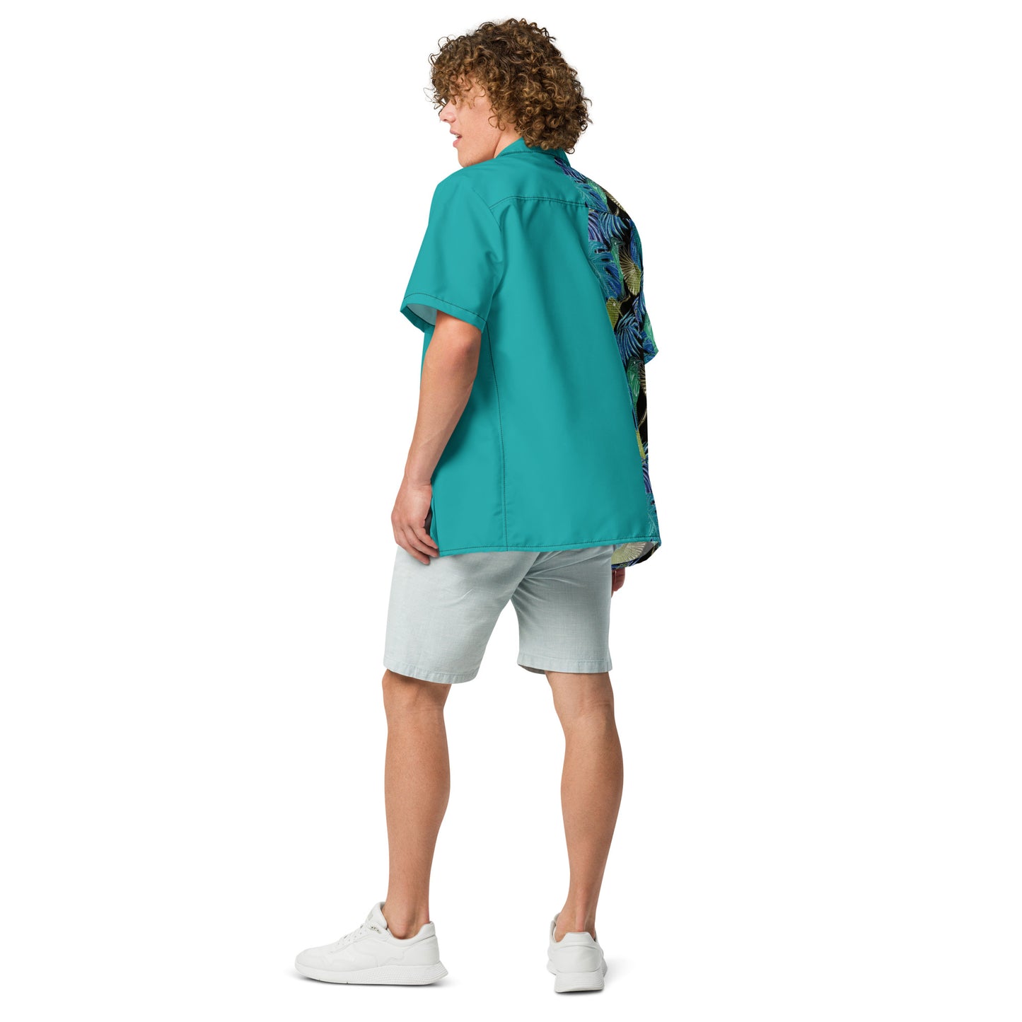 Camisa com botões Jungle Telegraph