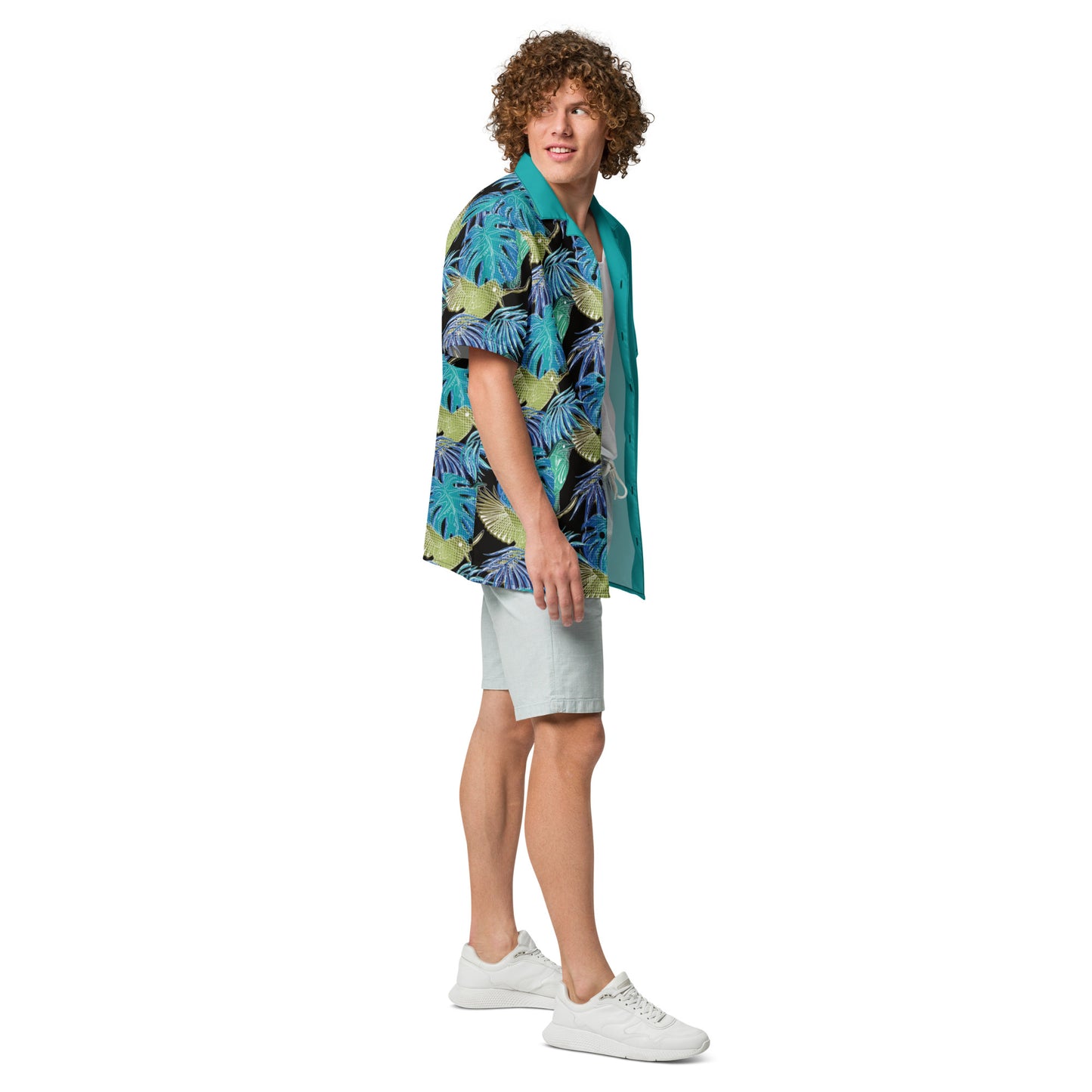 Camisa com botões Jungle Telegraph