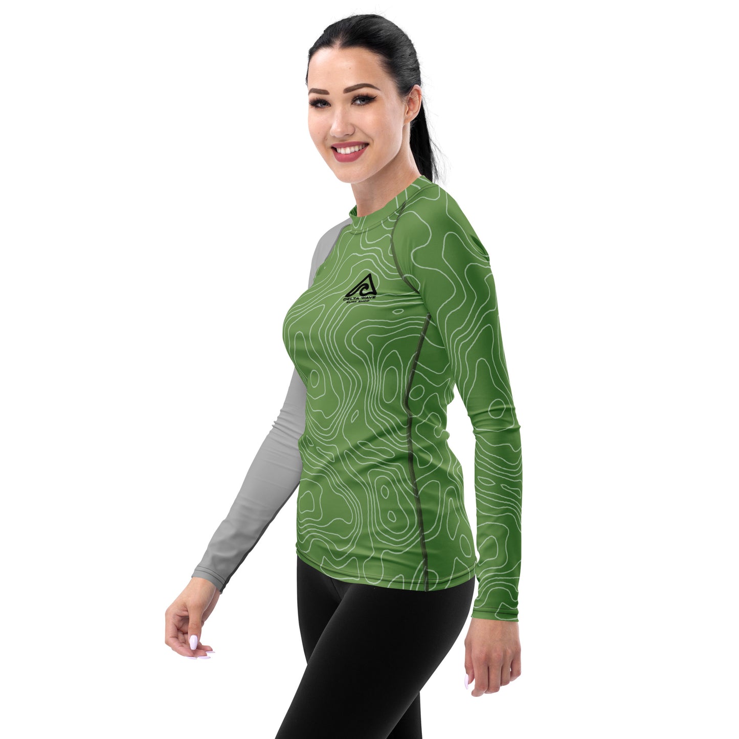 Topographical Women's Rash Guard