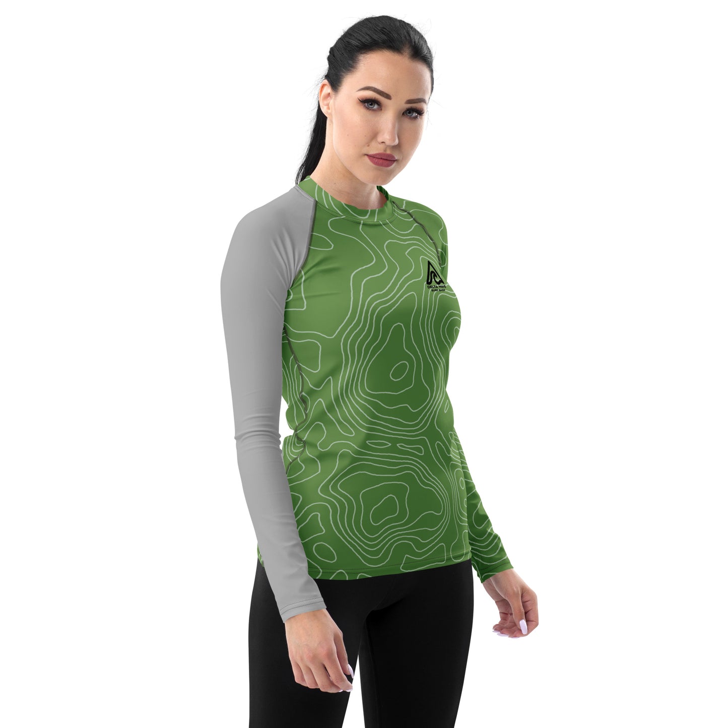 Topographical Women's Rash Guard