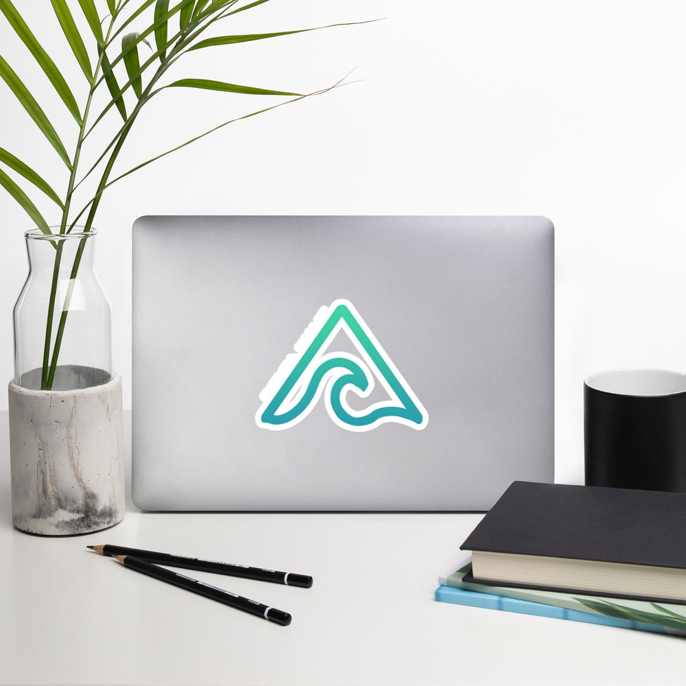 Slope Style - White Bubble-free stickers