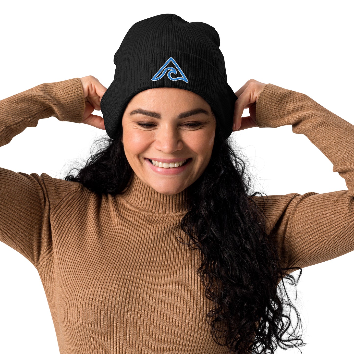 Flowmatic Organic ribbed beanie