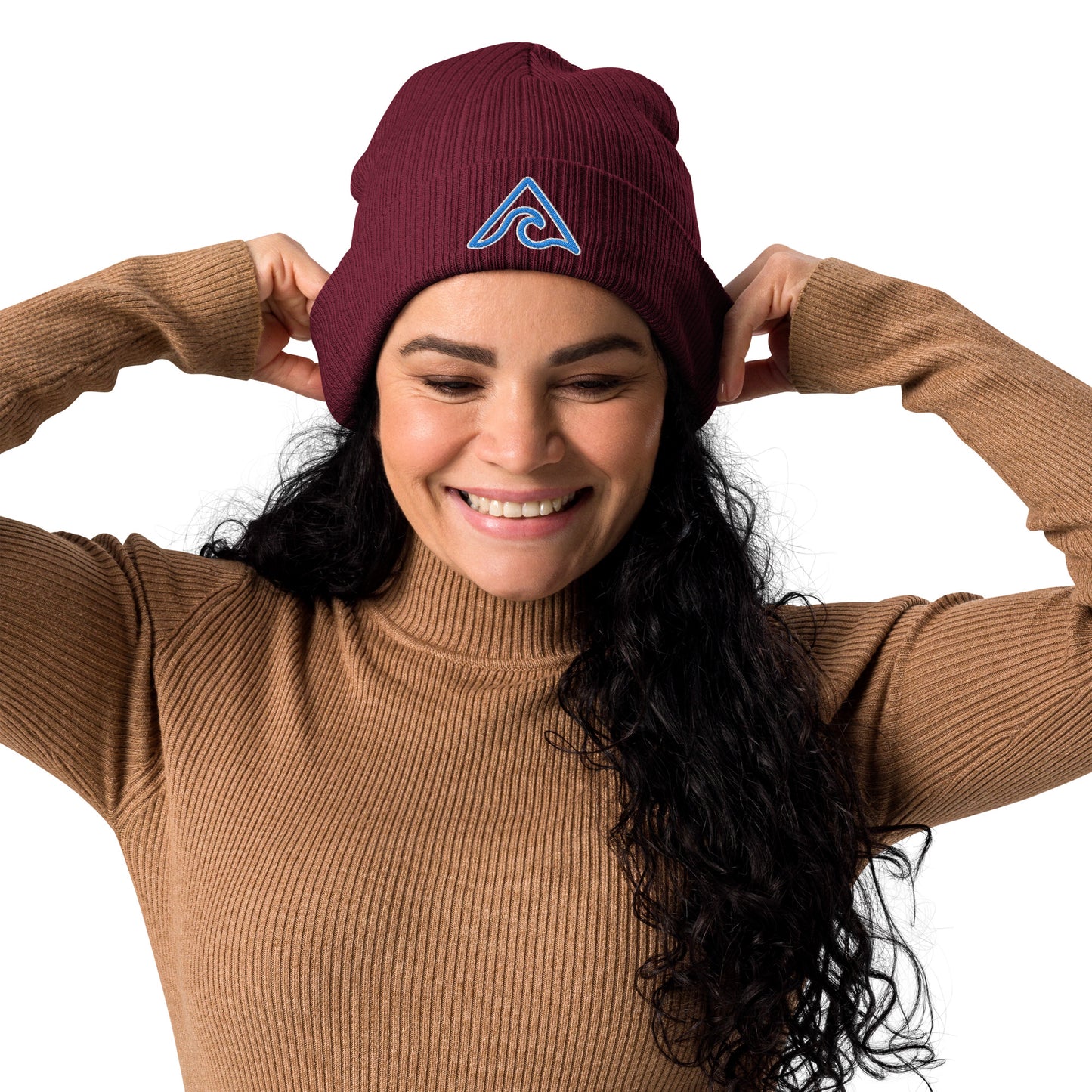 Flowmatic Organic ribbed beanie