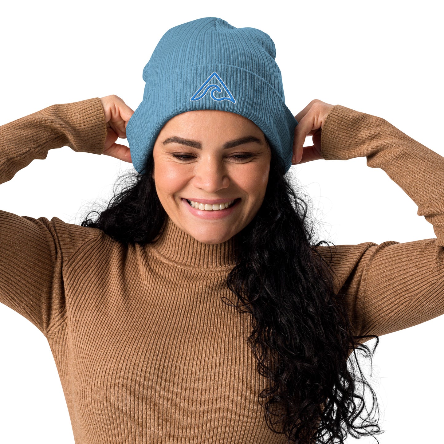 Flowmatic Organic ribbed beanie