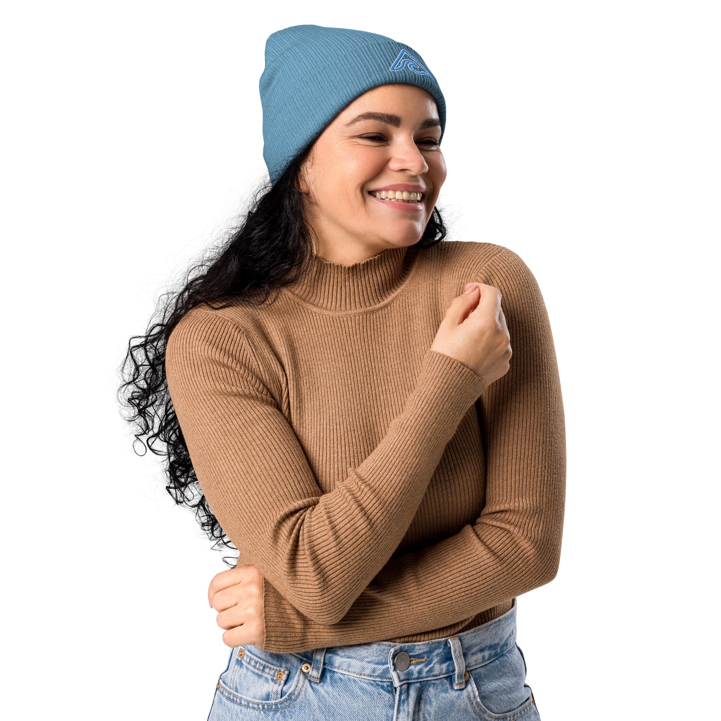 Flowmatic Organic ribbed beanie