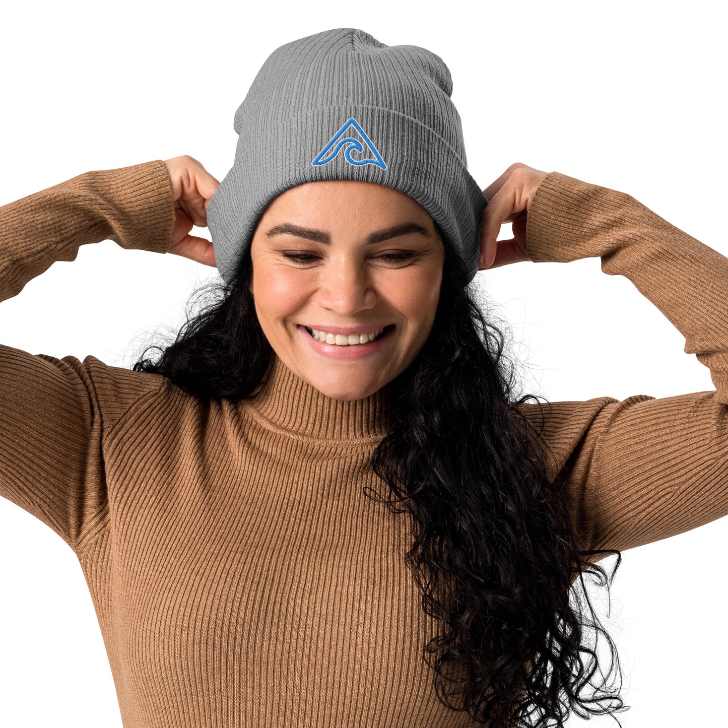 Flowmatic Organic ribbed beanie