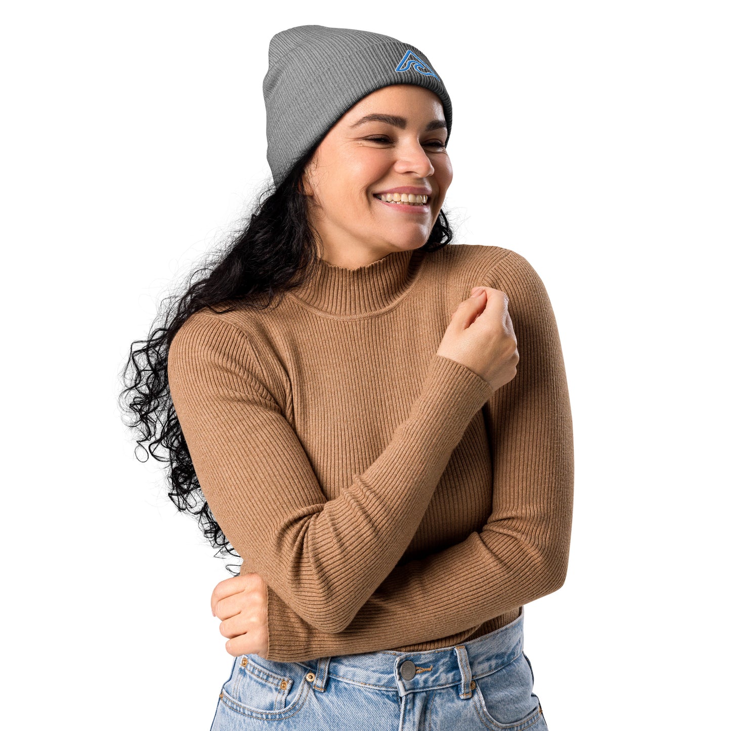 Flowmatic Organic ribbed beanie