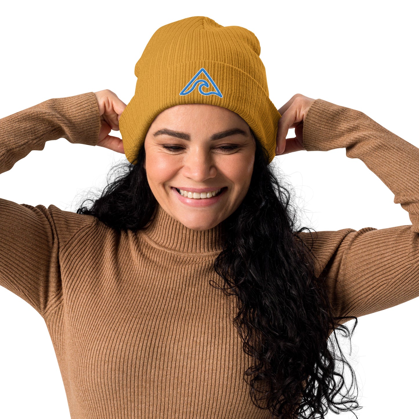 Flowmatic Organic ribbed beanie