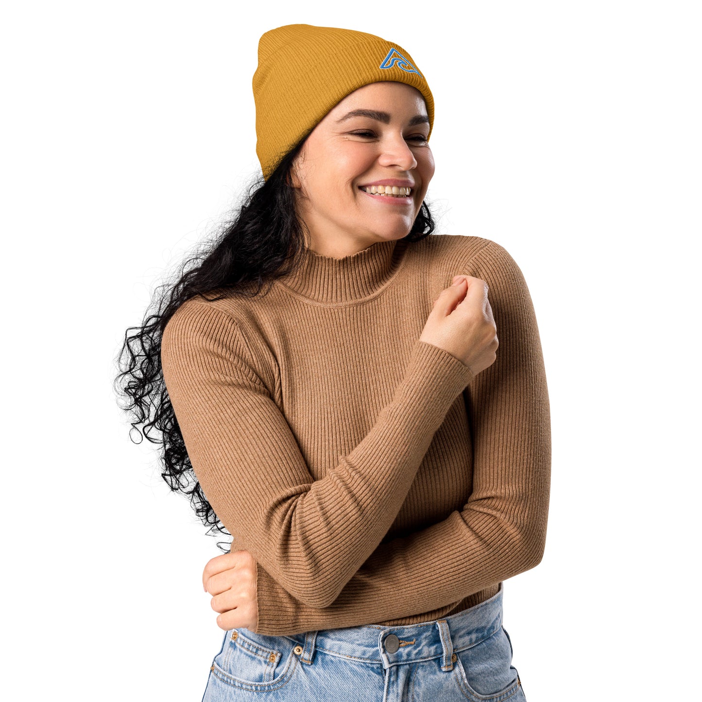 Flowmatic Organic ribbed beanie