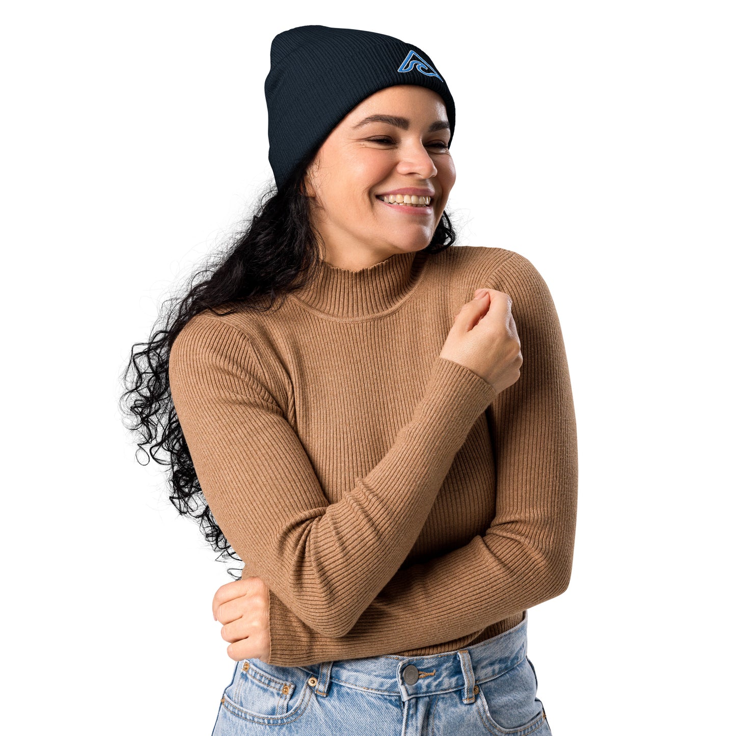 Flowmatic Organic ribbed beanie