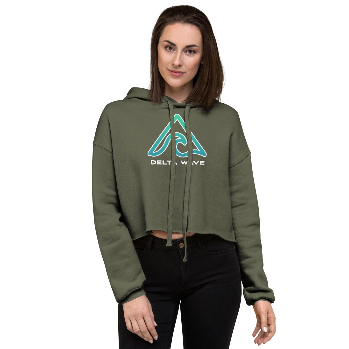 Washed Out Crop Hoodie
