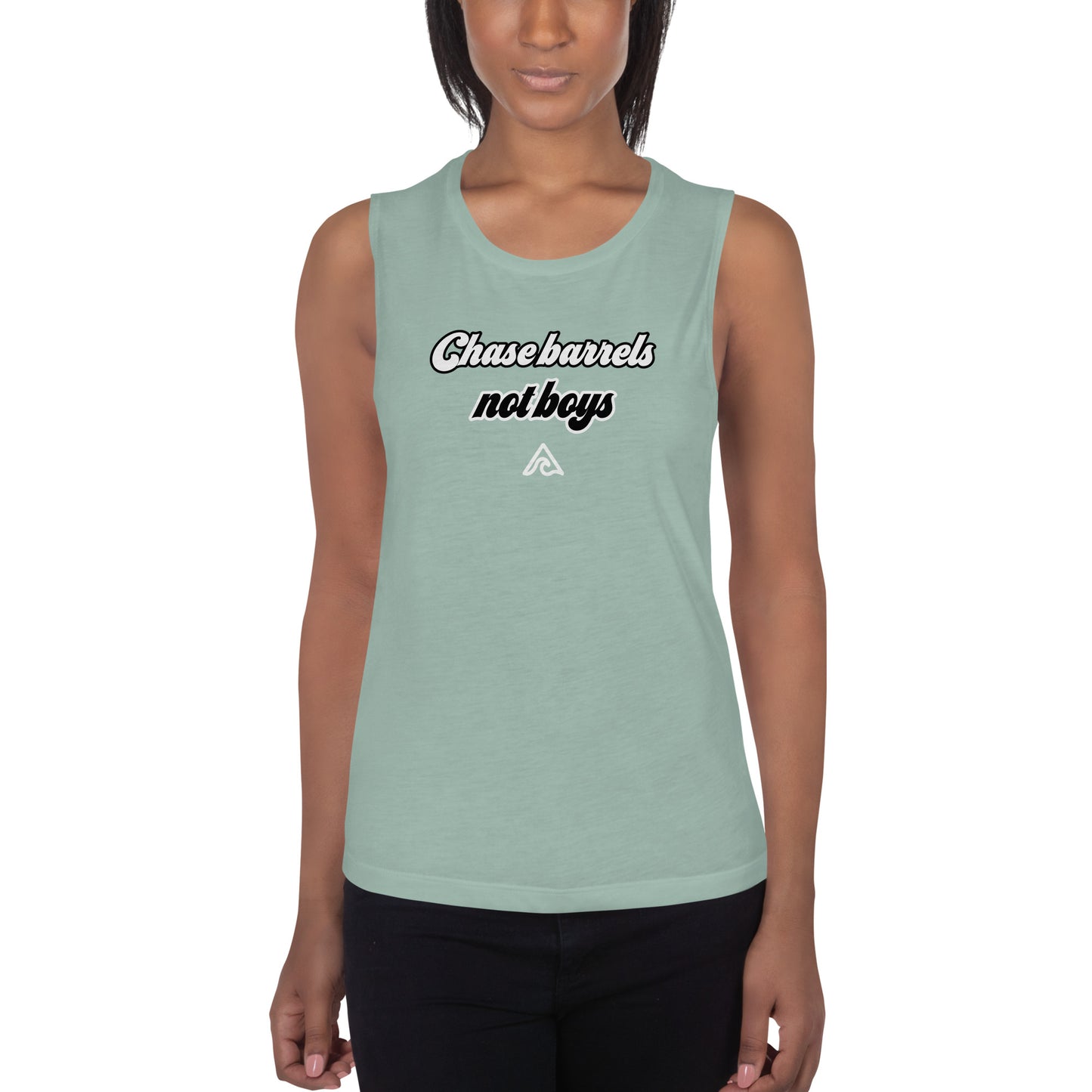 Chase barrels... Ladies’ Muscle Tank