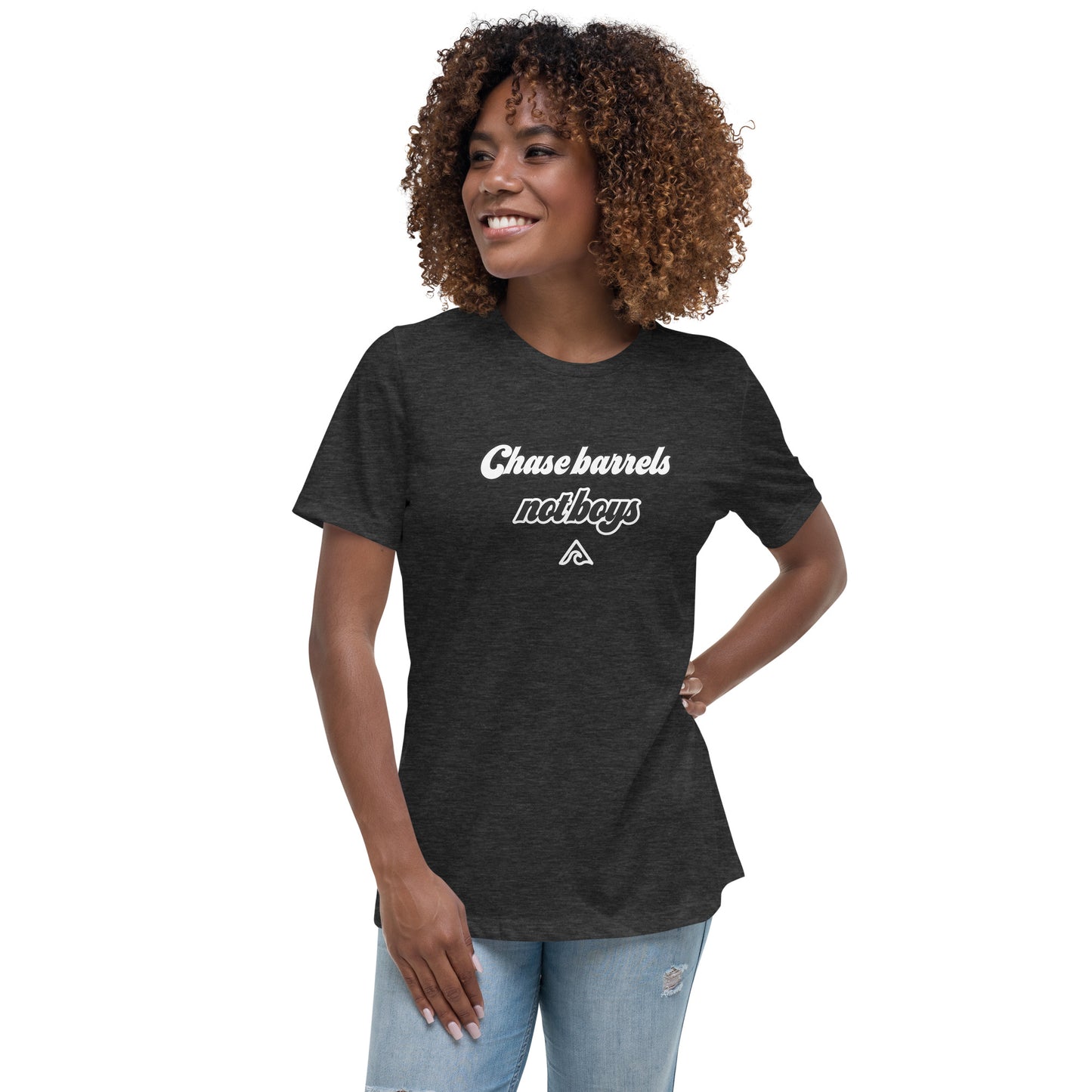 Chase barrels... Women's Relaxed T-Shirt