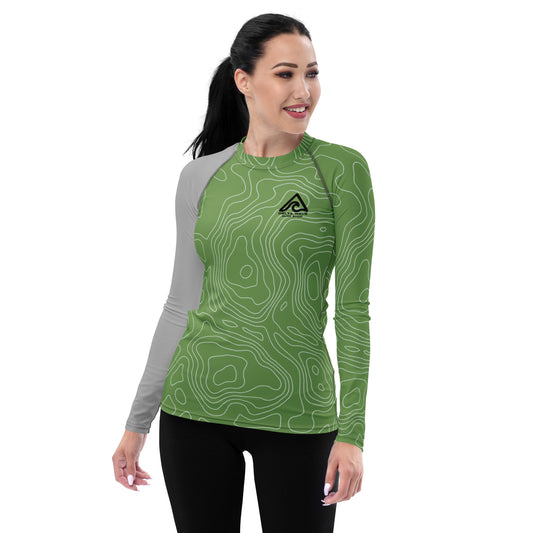 Topographical Women's Rash Guard