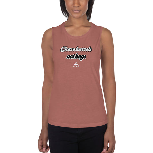 Chase barrels... Ladies’ Muscle Tank